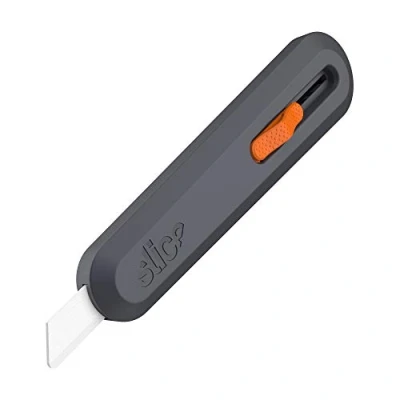 Image of Slice 10550 Manual Utility Knife Essential Home &amp; Work For Quick, Safe And Effective Cutting Finger Friendly Ceramic Safety Blade, Black