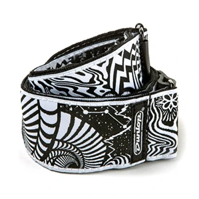 Image of Dunlop Strap ILOVEDUST Vortex, Black/White (ILD02)