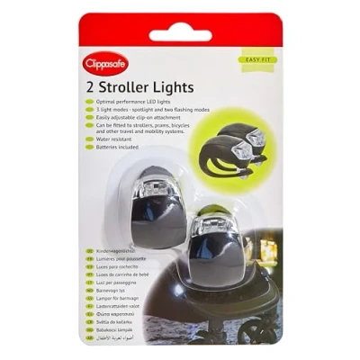 Image of Clippasafe Stroller/Pushchair Lights 2 Pack