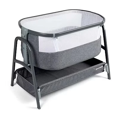 Image of Ickle Bubba &amp; Me Bedside Crib Space Grey