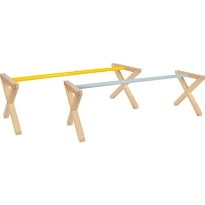 Image of small foot Children&#039;s Cavaletti Set, Wood, Jumping Hurdles for The Garden, Horse Fans Aged 3+ Years, 12397 Toys