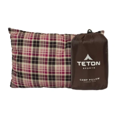 Image of TETON Sports Camp Pillow; Great for Travel, Camping and Backpacking; Washable, Brown