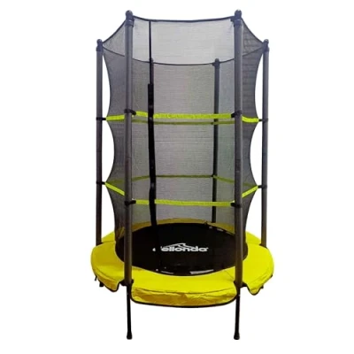 Image of Dellonda 55&quot; Mini Trampoline with Safety Enclosure Net