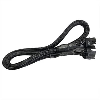 Image of Gintai Supply Flex Cable Replacement for EVGA Supernova 550 1300 G2 G3 G5 8 pin to PCIE VGA