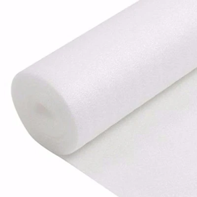 Image of White foam laminate wood underlay for &amp; real flooring 10m² 2mm Easy to install