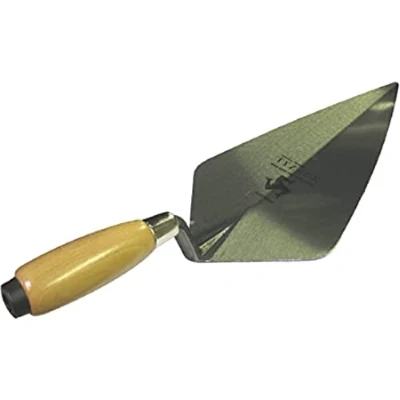Image of Spear &amp; Jackson 10112Q Tyzack 12&quot; Broad Heel Wooden Handle Brick Trowel