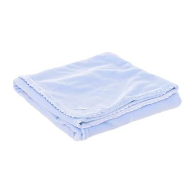 Image of Babidu Baby Unisex Tundosada Blanket 4239 Blue Cotton One Size