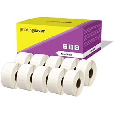Image of Printing Saver 10x 11355 19 x 51 mm Compatible Multipurpose Labels Rolls (500 per Roll) for LabelWriter 310 320 330 4XL 400 450 Turbo/Twin Turbo/Duo &amp; Seiko SLP Label Printers