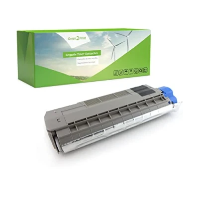 Image of Green2Print Toner black 8000 pages replaces OKI 44315308 cartridge for C610DM, C610
