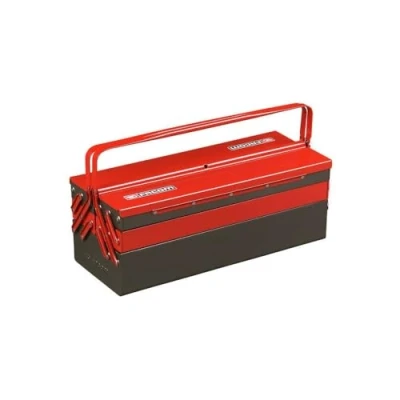 Image of FACOM Bt.13Gpb Metal Tool Box 5 Compartments Large Volume 560 x 220 215 mm