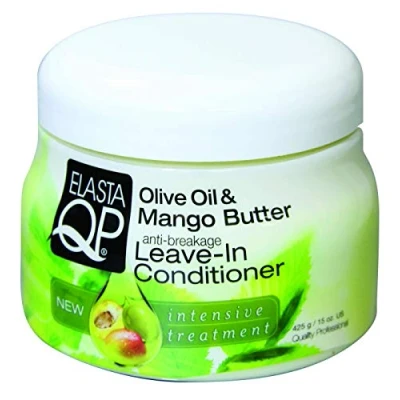 Image of ElastaQP Elasta QP Olive oil &amp; Mango Butter Leave In Conditioner 15 oz