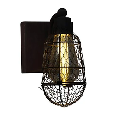 Image of Noma Rustic Cage Wall Light, 22Cm
