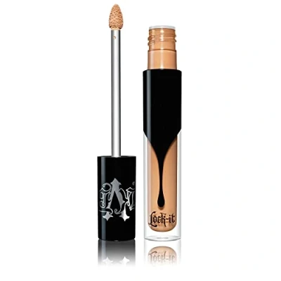 Image of Kat Von D Lock It Concealer Creme Medium 25 tan caramel with warm undertone