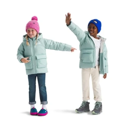 Image of THE North FACE Kids Down Fleece Lined Parka, Muted Pine, 3 Years