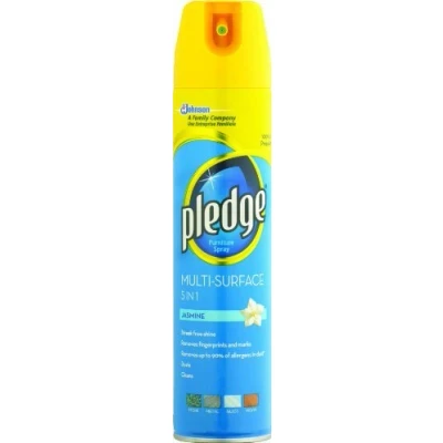 Image of Pledge Aerosol 5 in 1 Multisurface Jasmine 250 ml (Pack of 6) by
