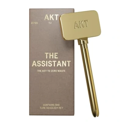 Image of AKT, The ASSISTANT. Tube squeezer key — to ZERO WASTE. 100% PLASTIC FREE &amp; RECYCLABLE Squeeze out every last drop of your NATURAL DEODORANT BALM from AKT LONDON