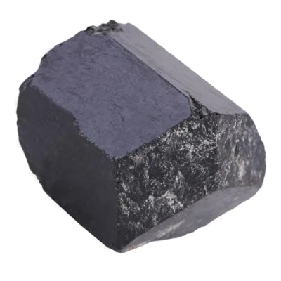 Image of Akozon Natural Black Crystal Tourmaline Rough Rock Mineral Healing Stone Raw