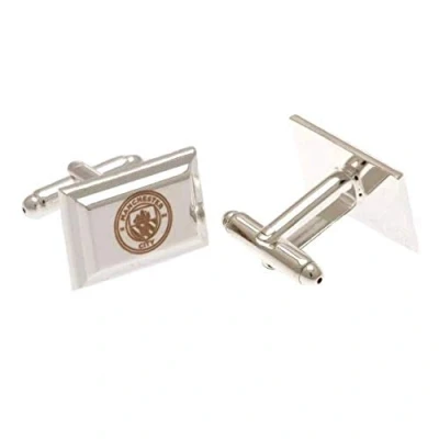 Image of Manchester City F.C. Silver Plated Cufflinks Official Merchandise