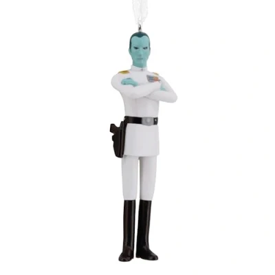 Image of Hallmark Star Wars Admiral Thrawn Christmas Ornament