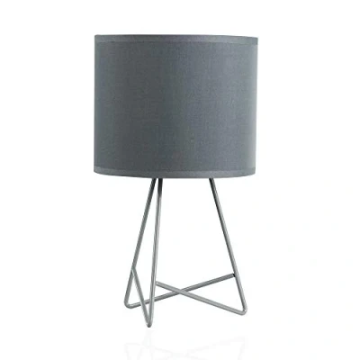 Image of Paulmann Pauleen 48000 Shiny Star luminaire max. 20W for E14 Bedside Table Grey 230V Metal/Fabric Without lamp, Gray