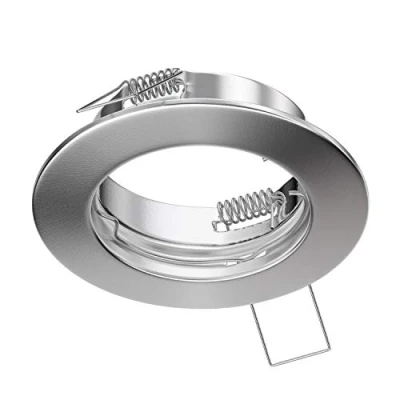 Image of ledscom.de recessed Ceiling mounting Frame Fere, Round, Chrome matt, Spotlight, Light, Fixture, lamp, spotlights, Frame, Light