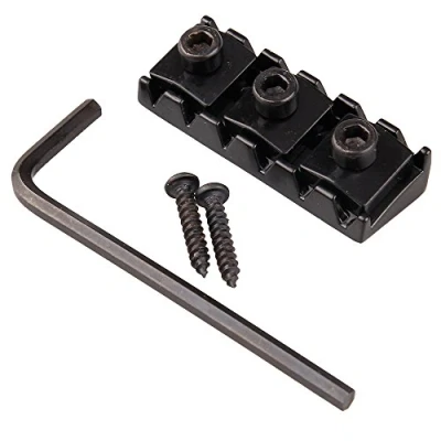 Image of Black Guitar Lock nut 42mm For FLOYD ROSE Tremolo Double Locking System
