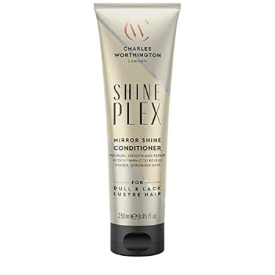 Image of Charles Worthington ShinePlex Mirror Shine Conditioner, for Dull Hair, Nourishing Conditioner Frizzy Salon to Boost Shine, 250 ml