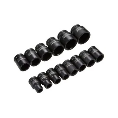 Image of Blue Spot Tools 14 PCE ½ Stubby Impact Socket Set (10MM 32MM)