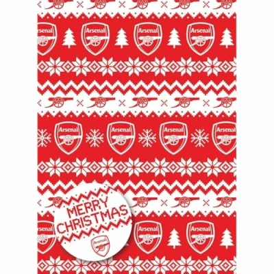 Image of Arsenal FC Xmas Gift Wrap