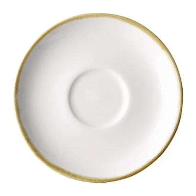 Image of Olympia Kiln 230ml Cup Saucer Chalk 140mm (Pack of 6)