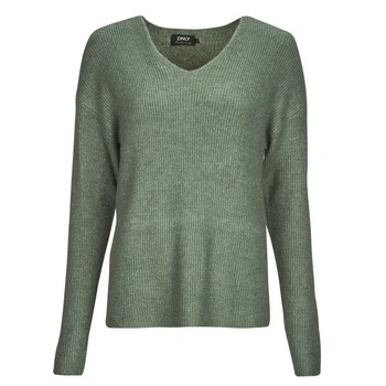Image of ONLY Onlcamilla V NECK Jumper, Women&#039;s, Size: XL, Laurel wreath melange