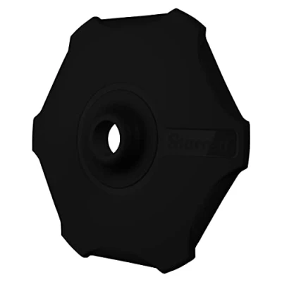 Image of Starrett Sharpening Steel Protector BKB5 Black Antimicrobial Sanitized Guard Polypropylene for Hand &amp; Wrist Protection Durable Easy to Clean Knife Sharpener Accessory