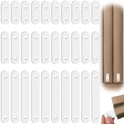 Image of 30pcs Curtain Lead Weights Baking Coating Metal Tablecloth Weights, Rustproof Bottom Drapery for Curtains,Flags,Tablecloth