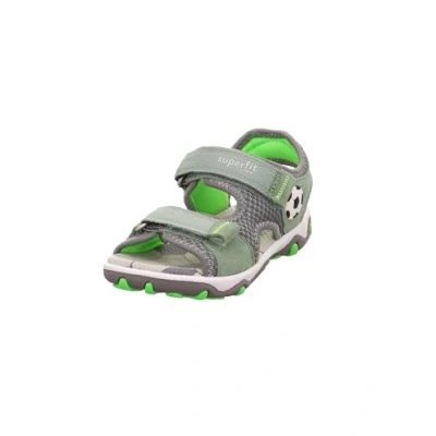 Image of Superfit MIKE Sandals for kids, Size: 8K, Hellgrün/hellgrau Leather and textile
