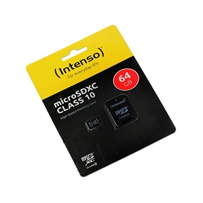 Image of 64GB Memory Card compatible with Acer Iconia One 10 B3 A50, microSDXC, Class 10, HighSpeed, +SD Adapter