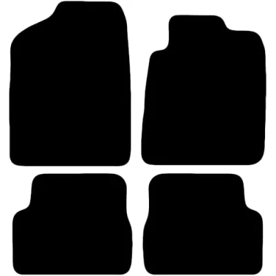 Image of Carsio Carpet Car Mats For Toyota Celica 1999 2006 Tailored Fit Floor Mat Set Complete Accessory Black Custom Fitted All Weather, Anti Slip Backing &amp; Trim