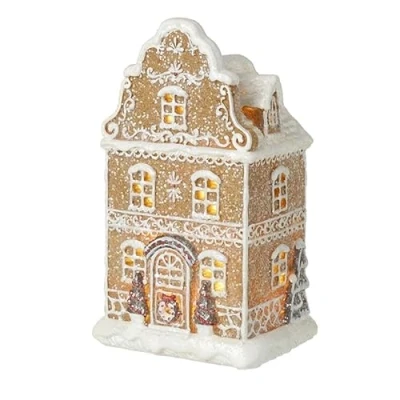 Image of Heaven Sends Gingerbread House with Trees 20 Centimetre Tabletop Decoration