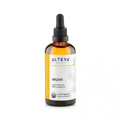 Image of Alteya Organic Argan Oil 100ml 100% USDA Certified Pure Natural Cold Pressed Carrier Moisturising, Nourishing, Premium Therapeutic Grade Skin Treatment