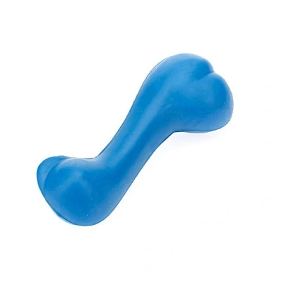 Image of Classic Pet Products Solid Rubber Bone, 130 mm, Blue