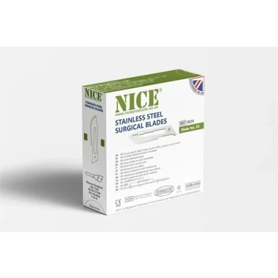 Image of NICE 100 x No.20 Sterile Stainless Steel Surgical Blades SS20