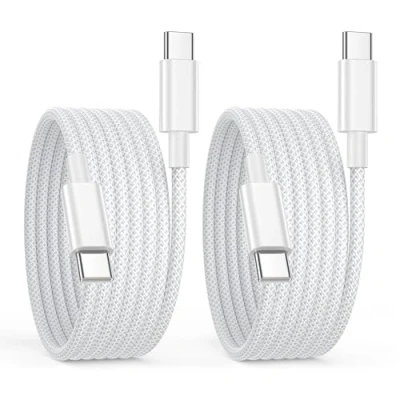 Image of USB C to charger cable 3M 2Pack, 60W iPhone 15 16 Long Type Fast Charging USBC Lead for 16/15/15 Pro Max/15 Plus,Macbook,iPad