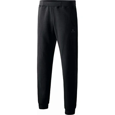 Image of Erima Kids Casual Basics Sweatpants With Small Waistband Black, Size 164