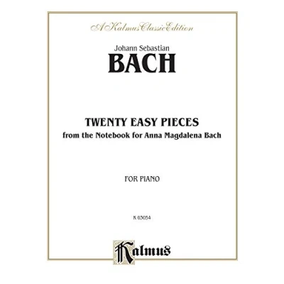 Image of Bach 20 Pcs.Notebook Anna Mag. (Kalmus Edition)