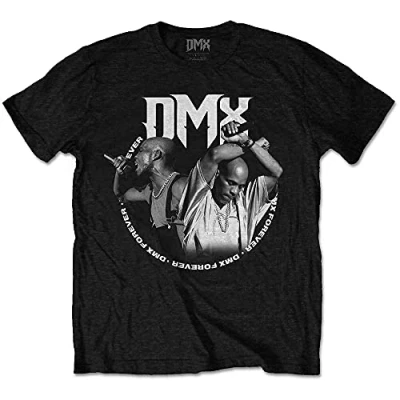 Image of DMX Forever Circle Official Tee T Shirt Mens Unisex (Medium) Black