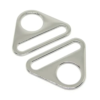 Image of fujiyuan 20 pcs 38mm 1.5&quot;Adjuster triangle with bar Swivel Clip D dee Ring buckle Cast