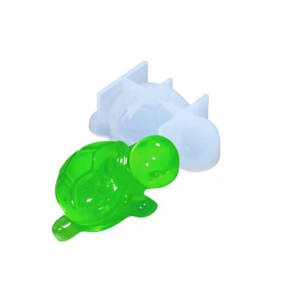 Image of Creative Turtles Shape Silicone Mold Resin Craft Molds Desk Decorations Soft Texture Unique Ornament Moulds