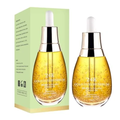 Image of 24K Gold Serum Pigmentation Uneven Skin Tone Dark Circles Collagen Boost