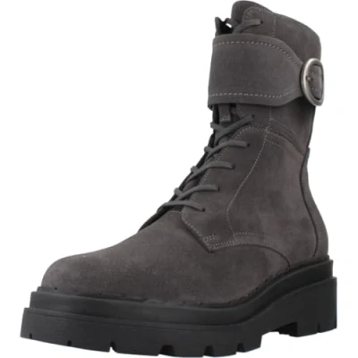 Image of Geox Women&#039;s D Felleny B Ankle Boot, Graphite, 6 UK