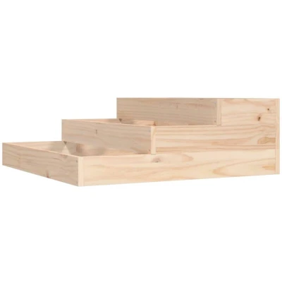 Image of vidaXL Planter 78x78x27 cm Solid Wood Pine