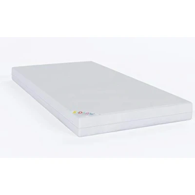 Image of Kidsaw Freshtec Fibre Cotbed Toddler Mattress, White, 70 x 140, Medium Firmness